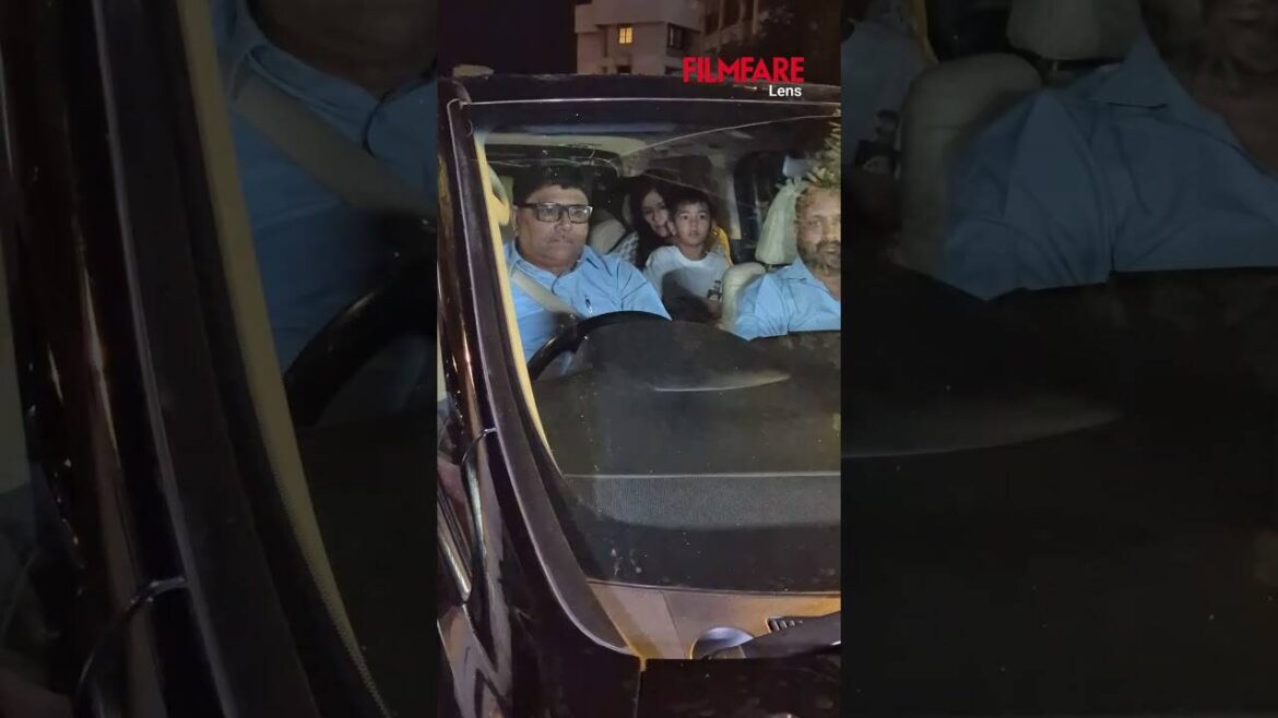Aamir Khan and Gauri Spratt clicked together inside their car