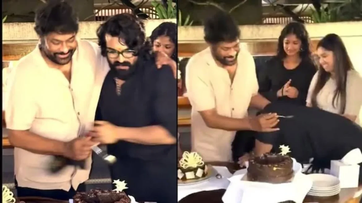 Ram Charan Touched Chiranjeevi's Feet On His 70th Birthday Celebration, Shared Video On Social Media