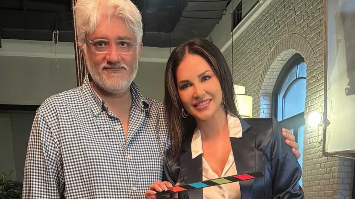 SUNNY LEONE'S COMEBACK COLLAB!" - Actress Reunites With Vikram Bhatt For New Project - Check 1st Day Set Poses! | Glamsham.com