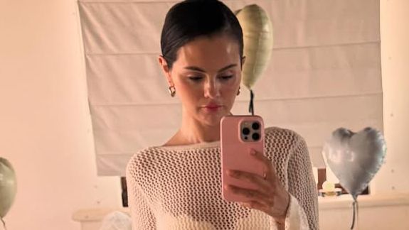 Selena Gomez Gives Fans a Taste of Her Bridal Style in This Stunning Pearl Mini
