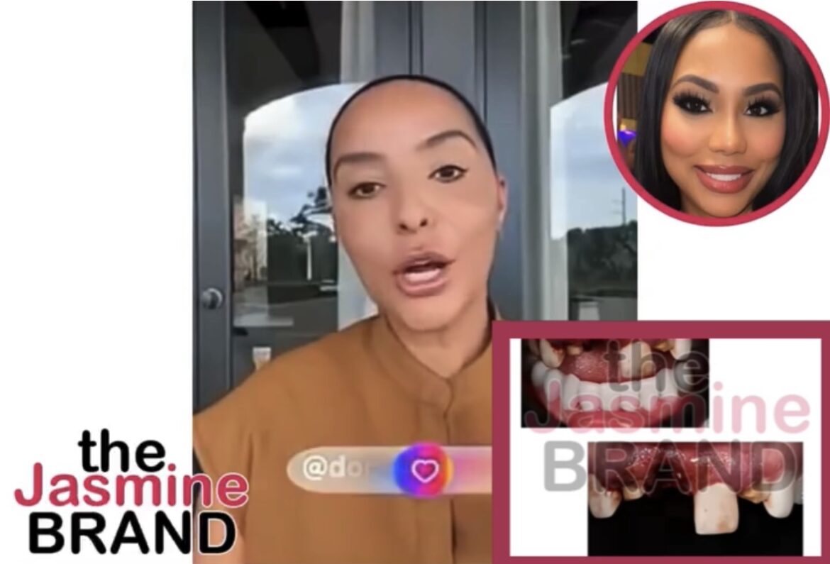 Tamar Braxton's Dentist Confirms She Fractured Multiple Teeth & Broke Her Septum In Apparent Sleepwalking Accident