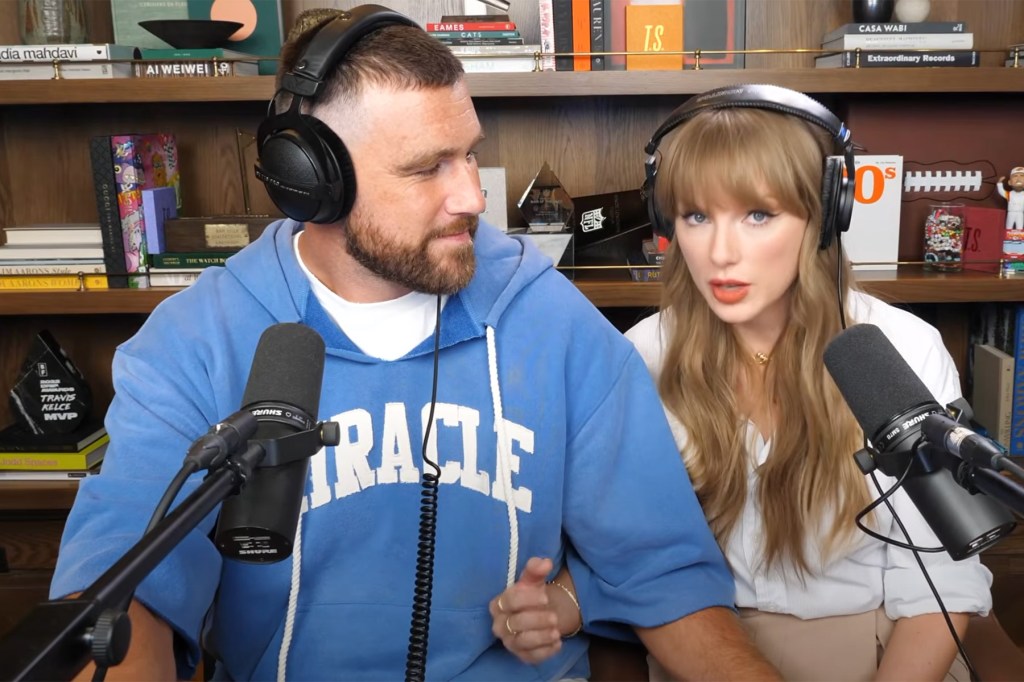 Taylor Swift & Travis Kelce Do Vocal Warm-Ups in 'New Heights' Outtakes