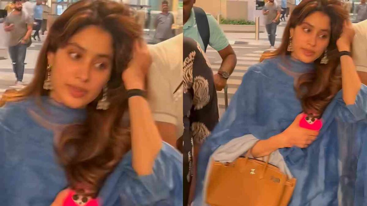 Watch Janhvi Kapoor's Viral Airport Video: The Actress's Chic And Comfy Look Will Inspire Your Next Travel Outfit! | Glamsham.com