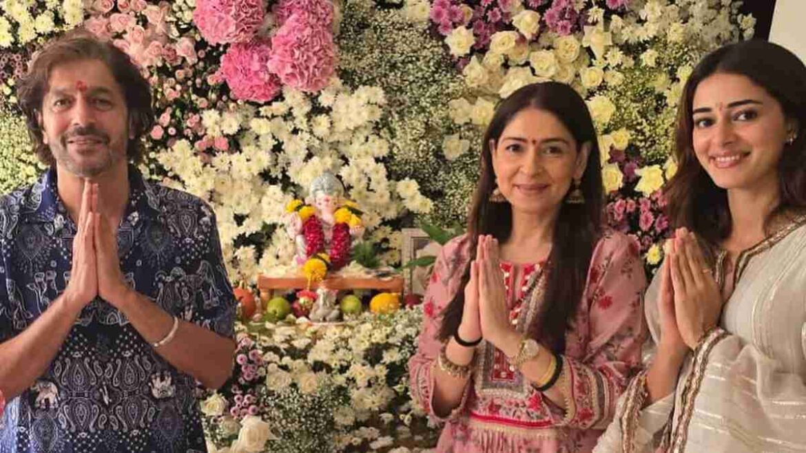 "Welcome Home Bappa" - Ananya Panday's Adorable Ganesh Chaturthi Post Will Melt Your Heart! | Glamsham.com