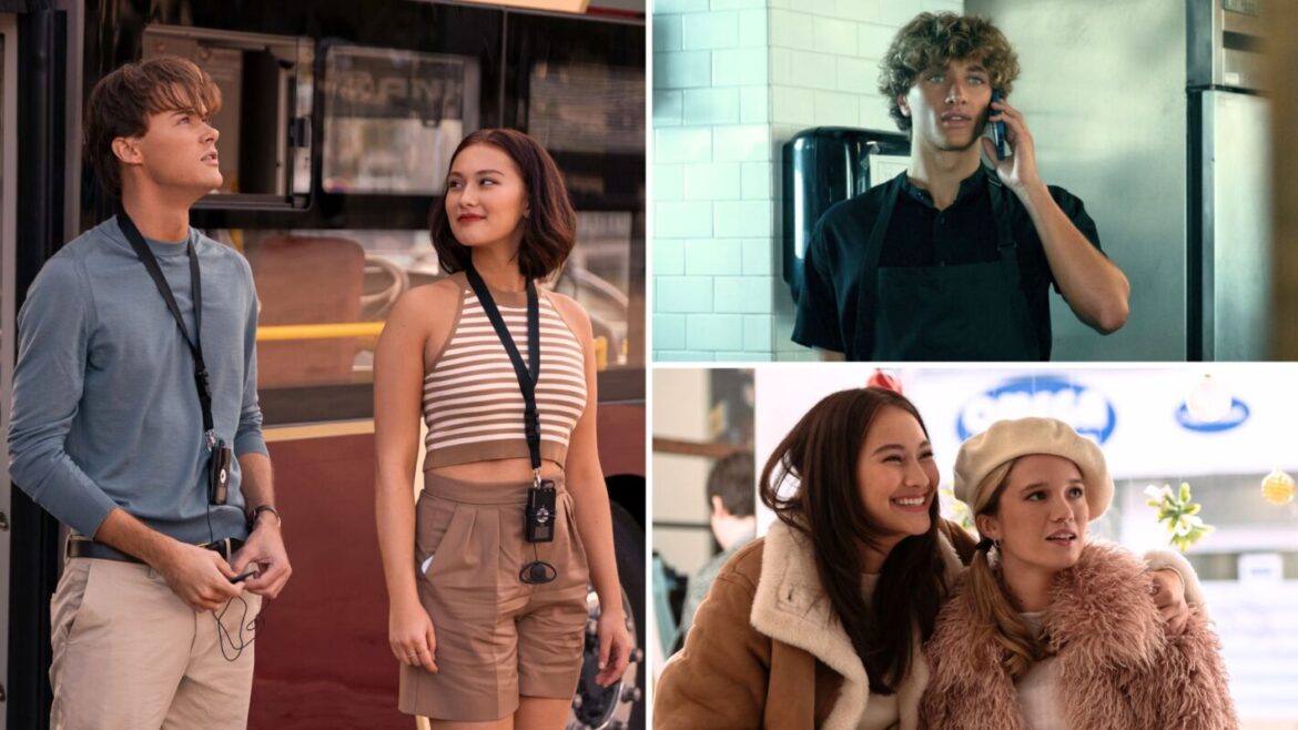 Chris Briney, Lola Tung, Gavin Casalegno, and Rain Spencer in 