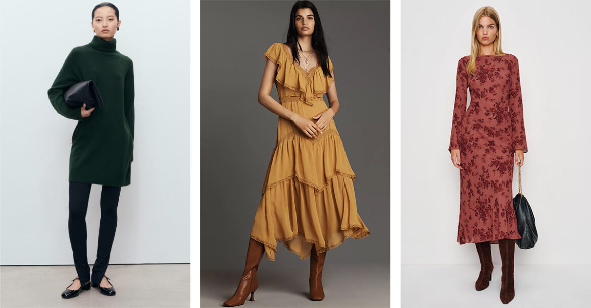 33 Fall Dresses From Mango, Reformation, and Anthropologie
