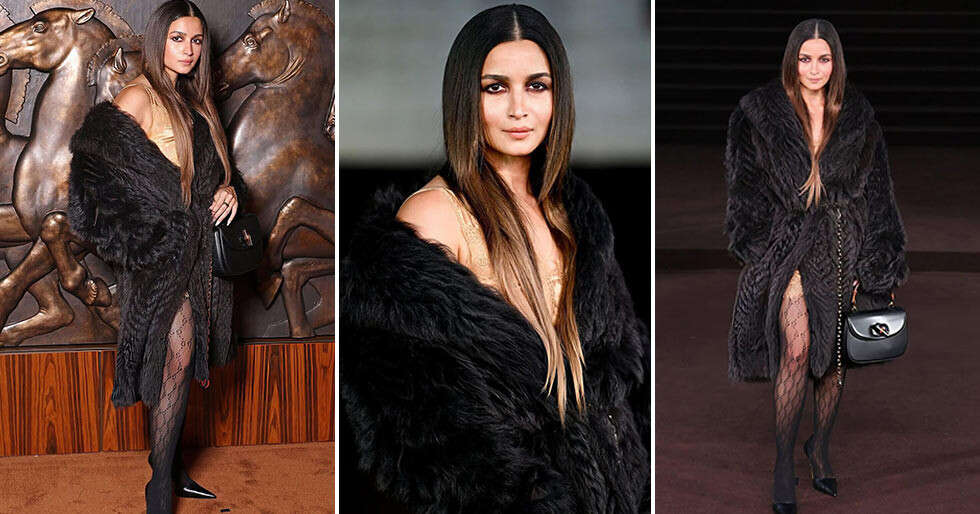 Alia Bhatt Flaunts Edgy Gucci Look at Milan Fashion Week