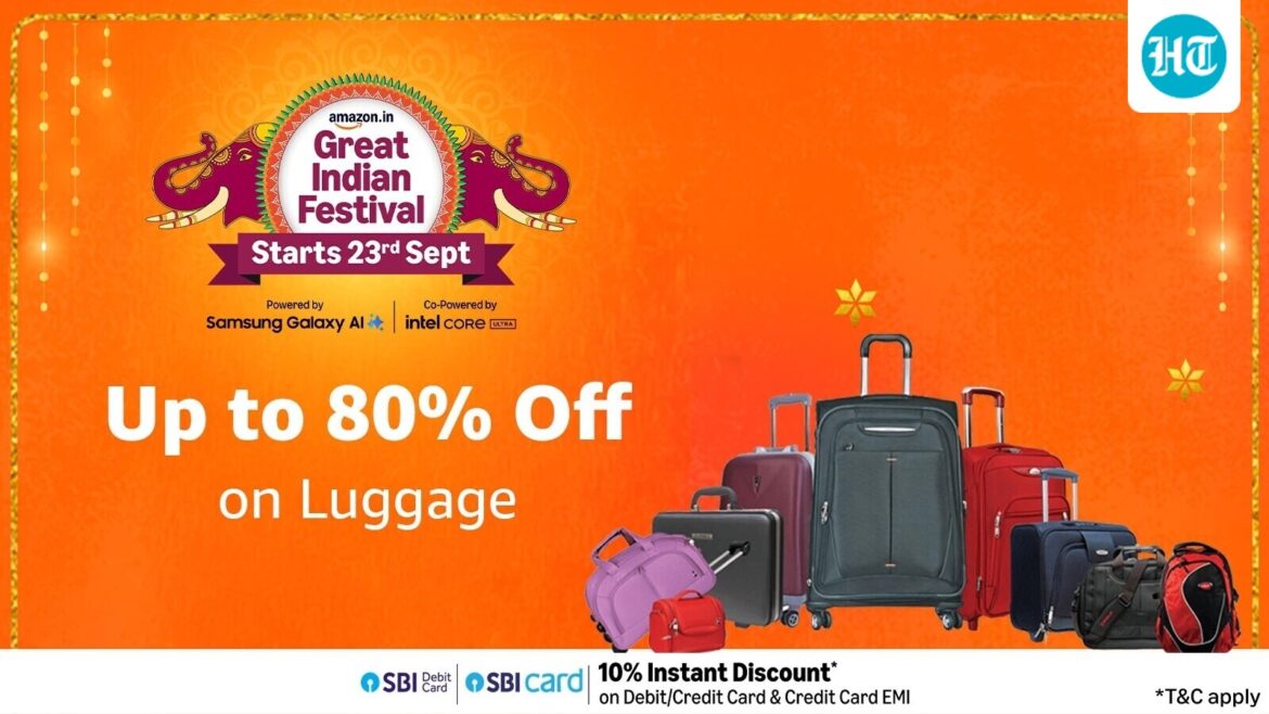 Amazon Great Indian Festival is live now: Get 8 Wheels trolley bags at up to 80% off