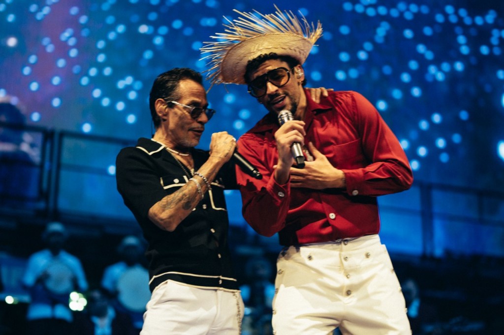 Bad Bunny Duets With Marc Anthony at Puerto Rico Residency Finale