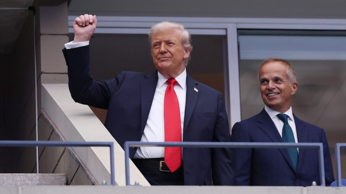 Bruce Springsteen and Donald Trump Both Attend U.S. Open Finals