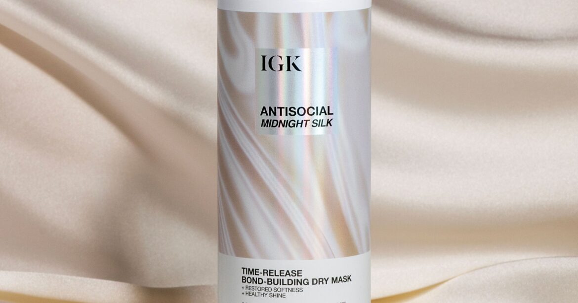 IGK Antisocial Midnight Silk Dry Hair Mask Review