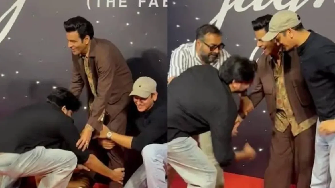 Jaideep Ahlawat, Vijay Varma, And Anurag Kashyap Touched Feet of Manoj Bajpayee On Stage Making Environment Light