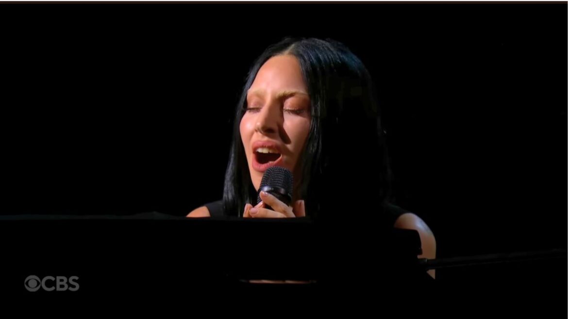 Lady Gaga Performs "Vanish Into You" on Colbert: Watch