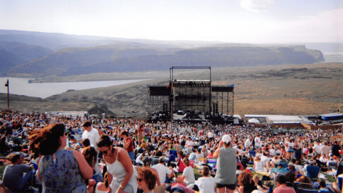 Lilith Fair stage at The Gorge Amphitheatre at Grant County, Washington