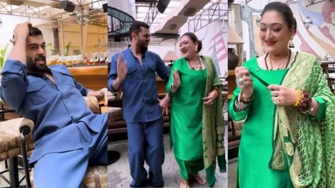 Maniesh Paul Dances with Sunita Ahuja On Sunny Sanskari Ki Tulsi Kumari’s Song “Bijuriya”