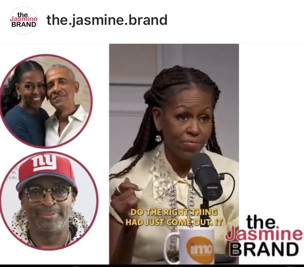 Michelle Obama Says Barack Taking Her To See Spike Lee's 'Do The Right Thing' On Opening Night Was 'Impressive' + Believes That Datex 'Sealed The Deal'
