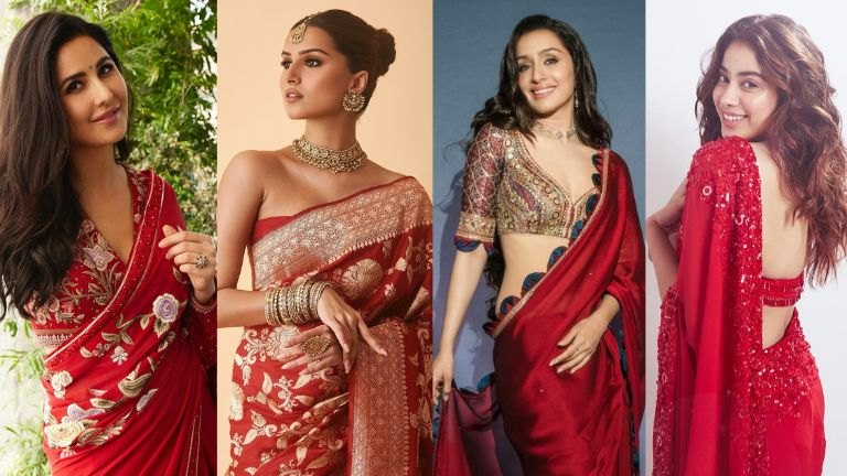 Navratri 2025 Day 2: Katrina Kaif, Shraddha-Janhvi Kapoor To Tara Sutaria Slays In Red