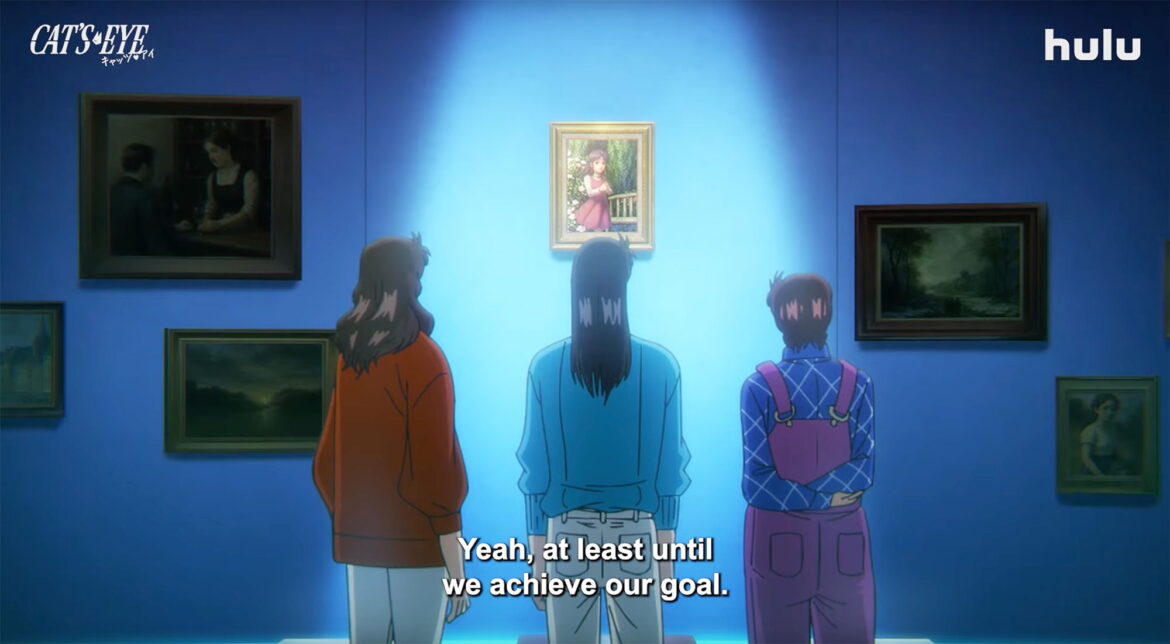 Official US Trailer for Anime 'Cat's Eye' About Three Art Thief Sisters