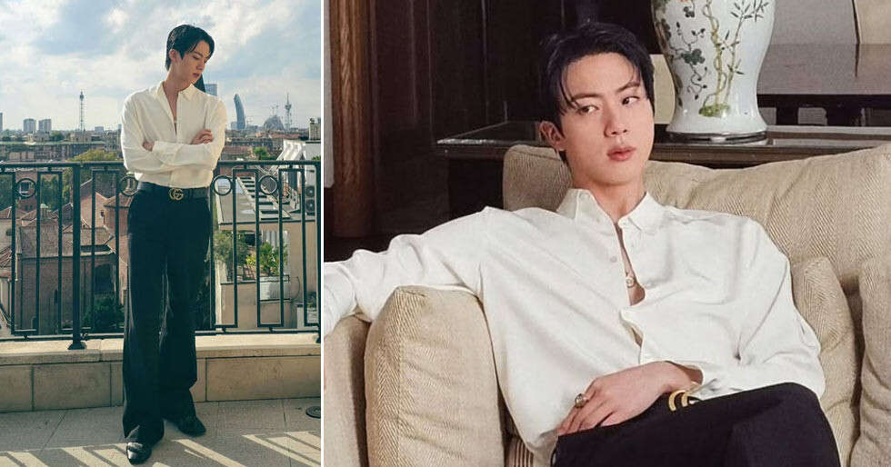 PHOTOS: BTS' Jin Attends Gucci's Show at Milan Fashion Week