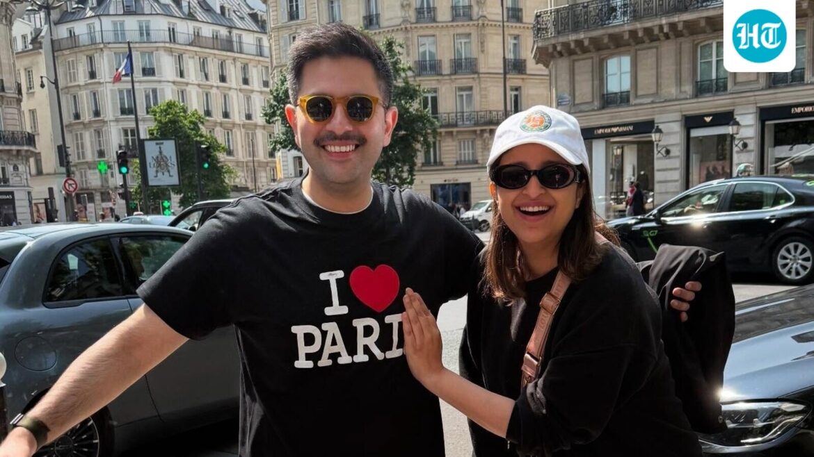 Parent-to-be Parineeti Chopra and Raghav Chadha get goofy in Paris as they mark 2nd marriage anniversary