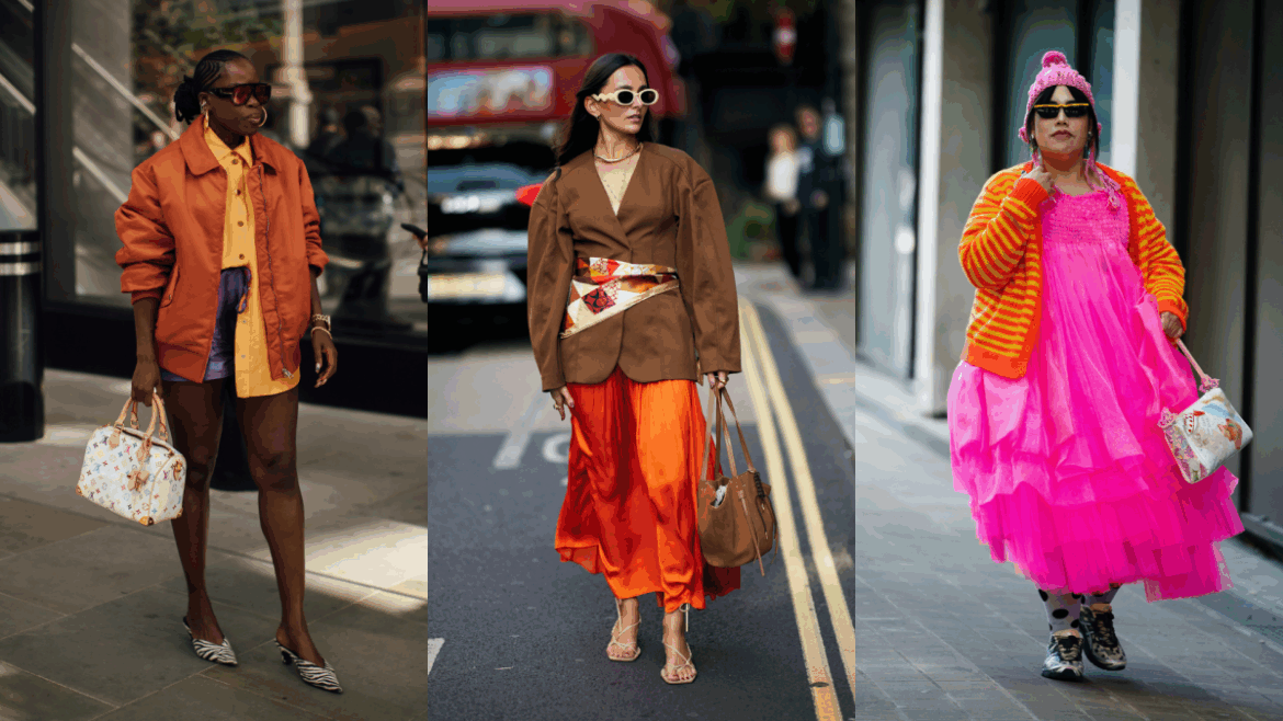Pops of Orange Brighten London Fashion Week Spring 2026 Street Style
