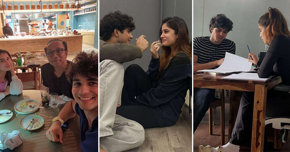 Rasha Thadani Drops Clicks With Co-star Abhay Verma From Laikey Laikaa Sets