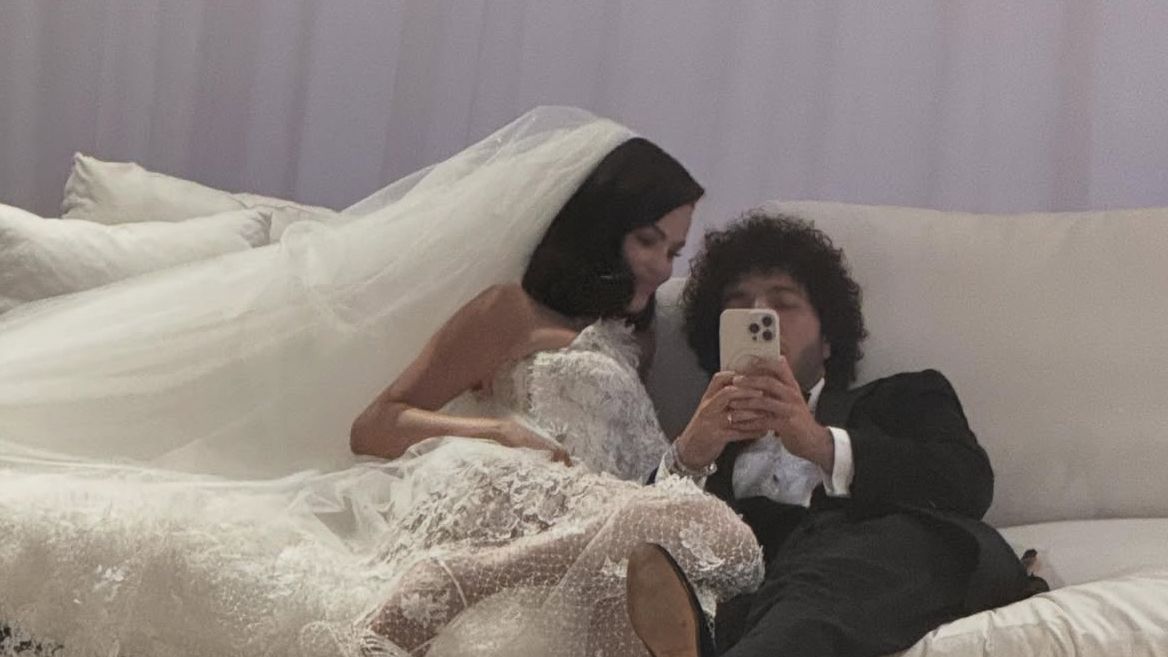 Selena Gomez's Second Wedding Dress Is a Sheer Version of Her First! See the Photos
