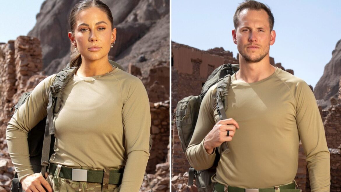 Shawn Johnson and Andrew East