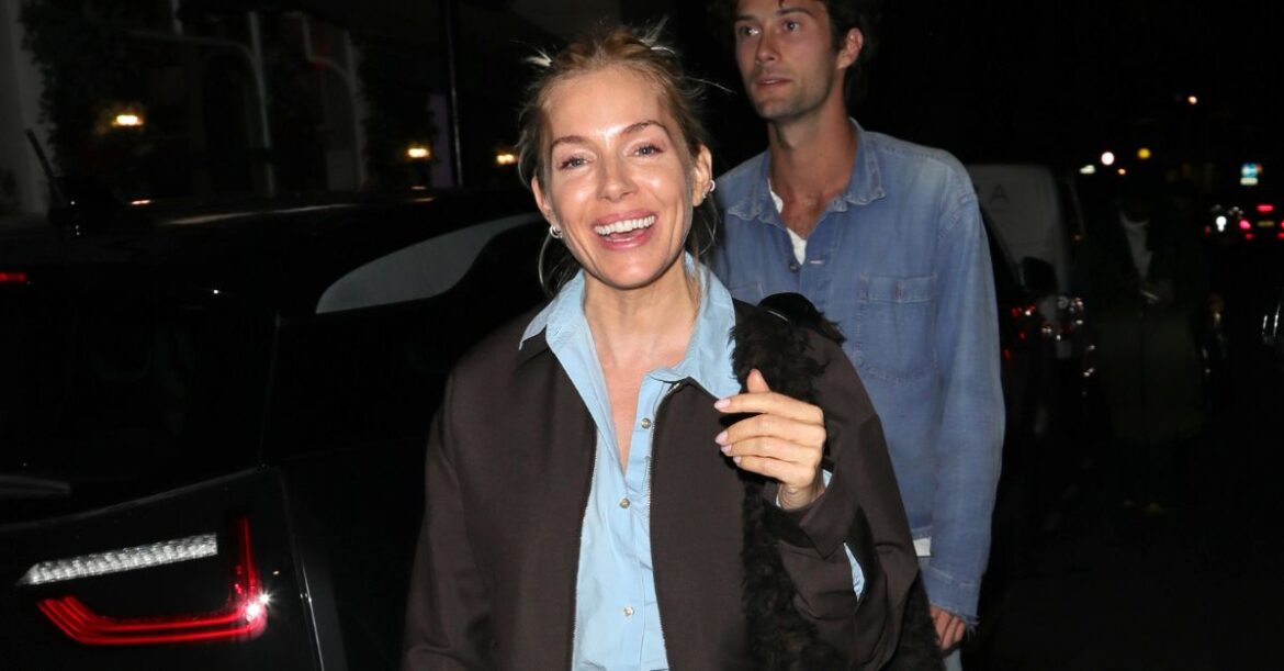 Sienna Miller Knows Black Jeans Are as Chic as They Come
