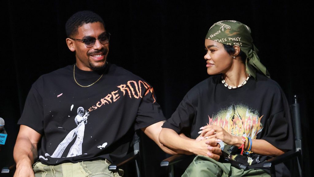 Teyana Taylor Gets Giddy While Discussing Aaron Pierre