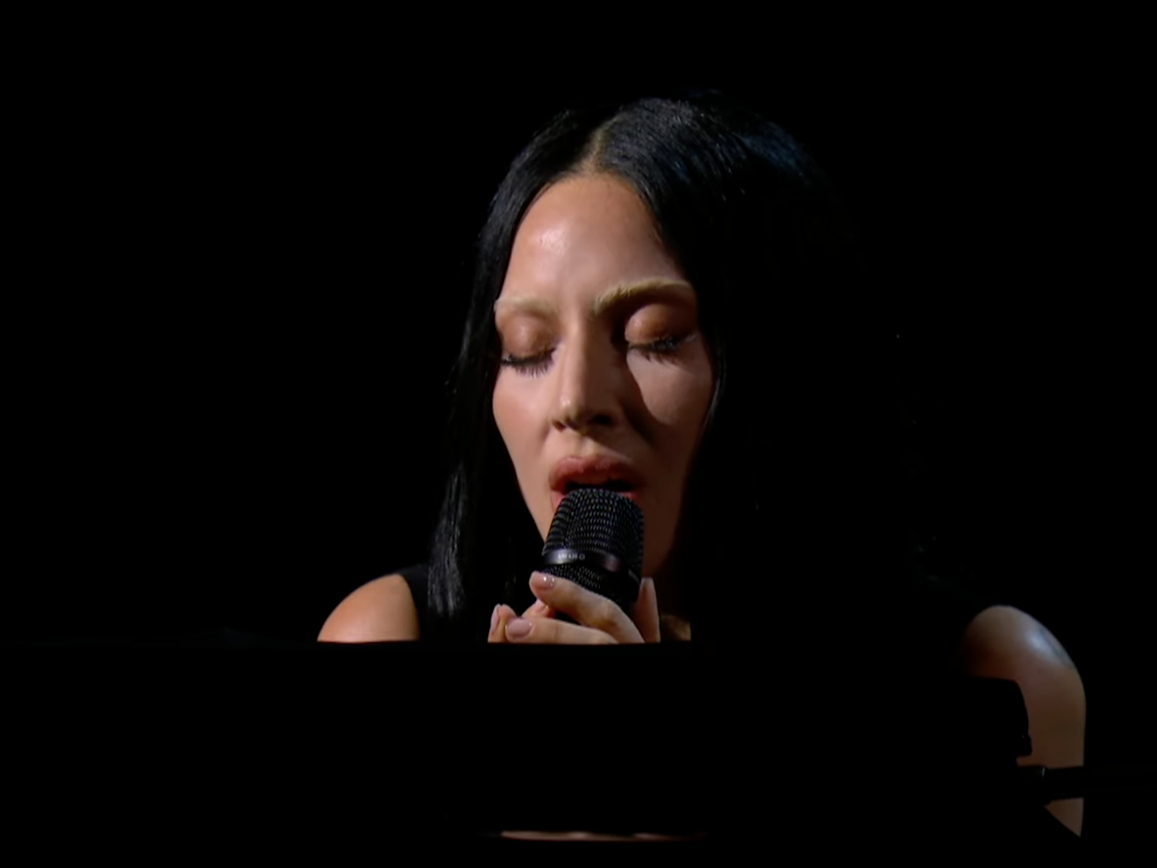 Lady Gaga on 'The Late Show'