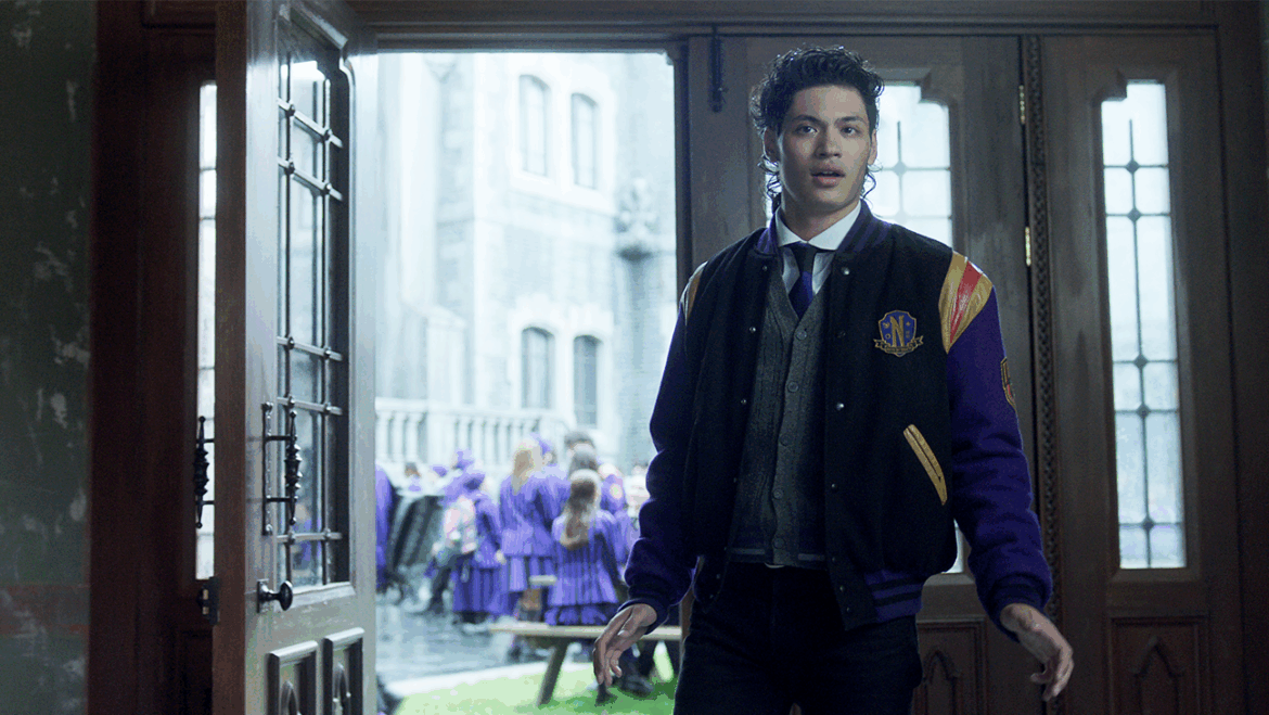 Noah B. Taylor in 'Wednesday' season two.