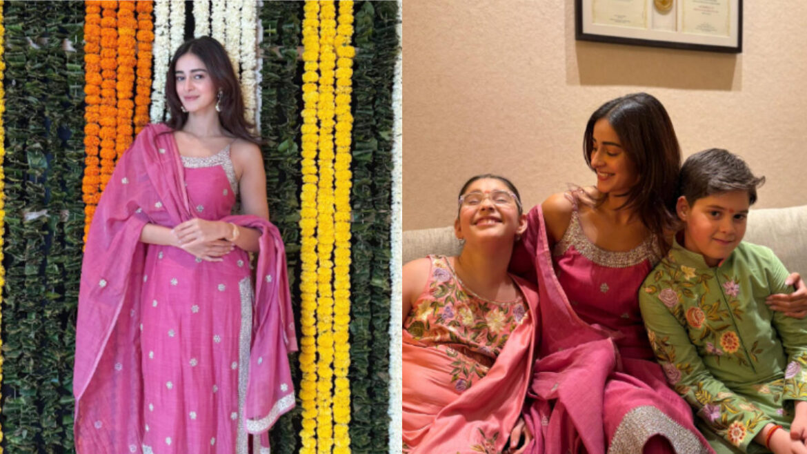 Ananya Panday's Sweet Diwali Moment With Karan Johar's Twins! | Glamsham.com