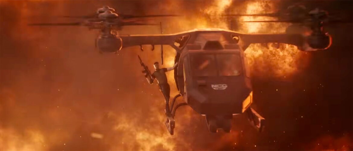 Another Explosive Trailer for Sci-Fi 'The Running Man' with Glen Powell