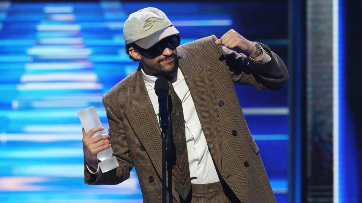 Bad Bunny Gives Emotional Latin Artist of the Century Speech