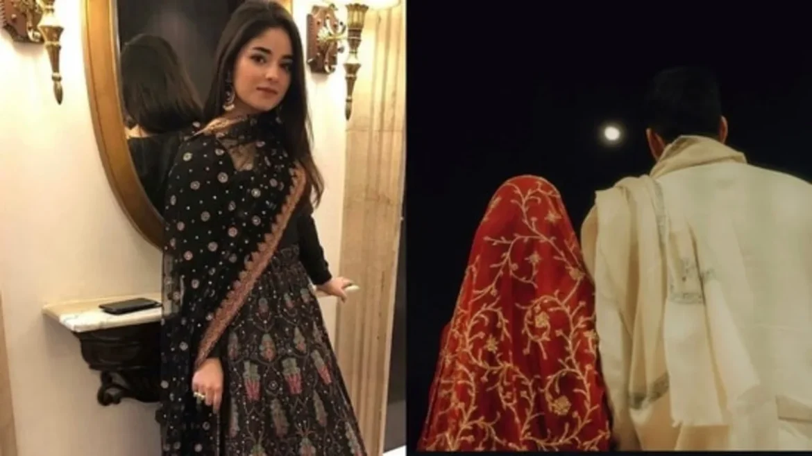 "Dangal" Actress Zaira Wasim Ties the Knot In An Intimate Ceremony, Shares First Glimpse of Her Wedding