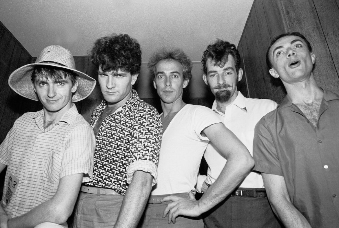 Split Enz at Memphis in May in 1981. (Credit: Paul Natkin/Getty Images)