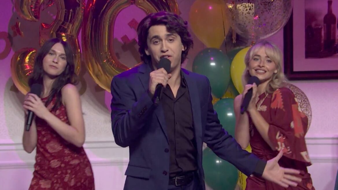 Domingo Returns to SNL with Sketch Spoofing Taylor Swift's "The Fate of Ophelia"