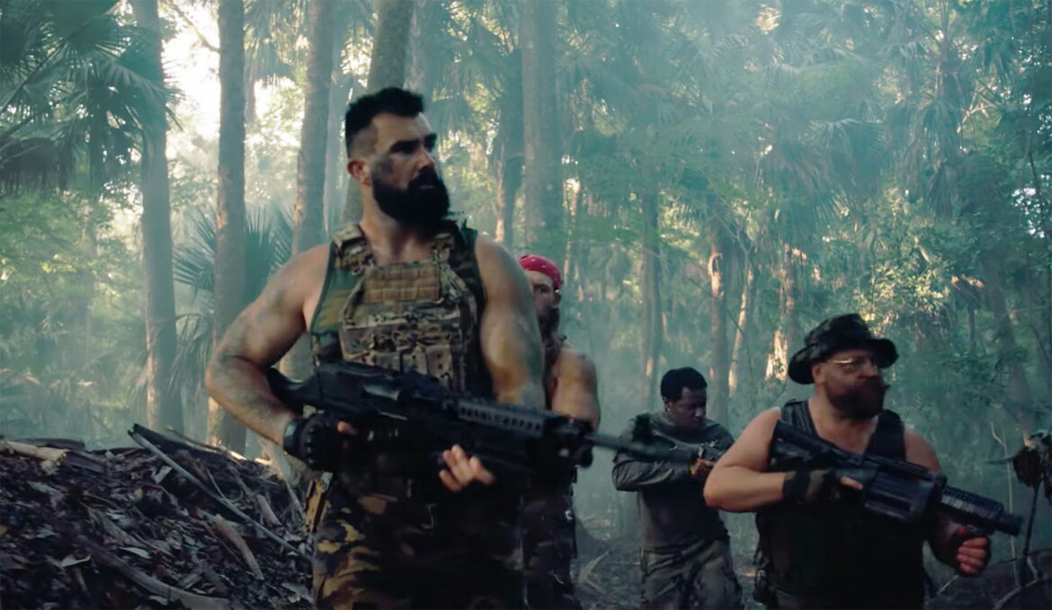 Fun Trailer for Jason Kelce's 'Thermal Buzz' Predator-Inspired Short