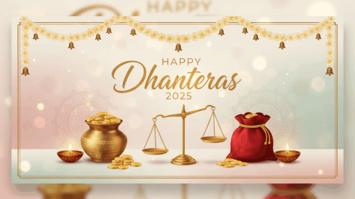 Happy Dhanteras 2025 🔱✨: Top 130 wishes, messages, images, WhatsApp and Facebook statuses to share