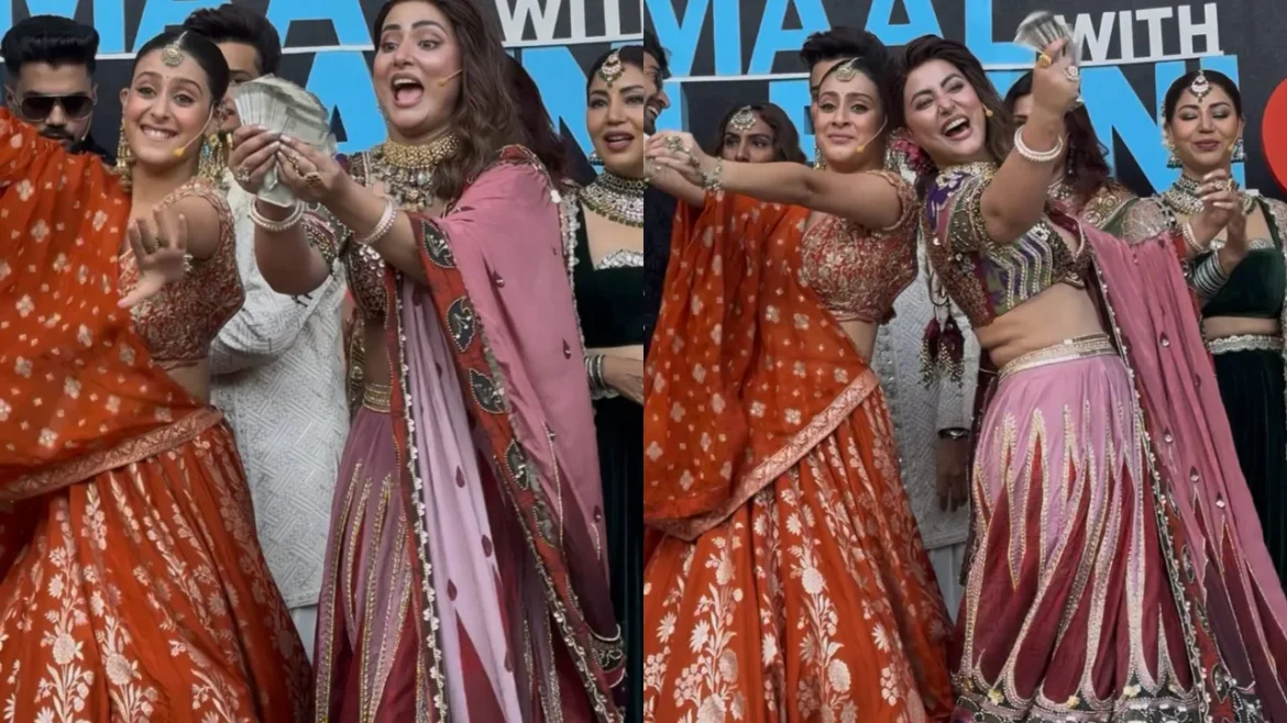 Hina Khan And Isha Malviya Got 1,11,000 Cash In 'Joote Churai' Rasam In Avika Gor And Milind Chandwani's Wedding