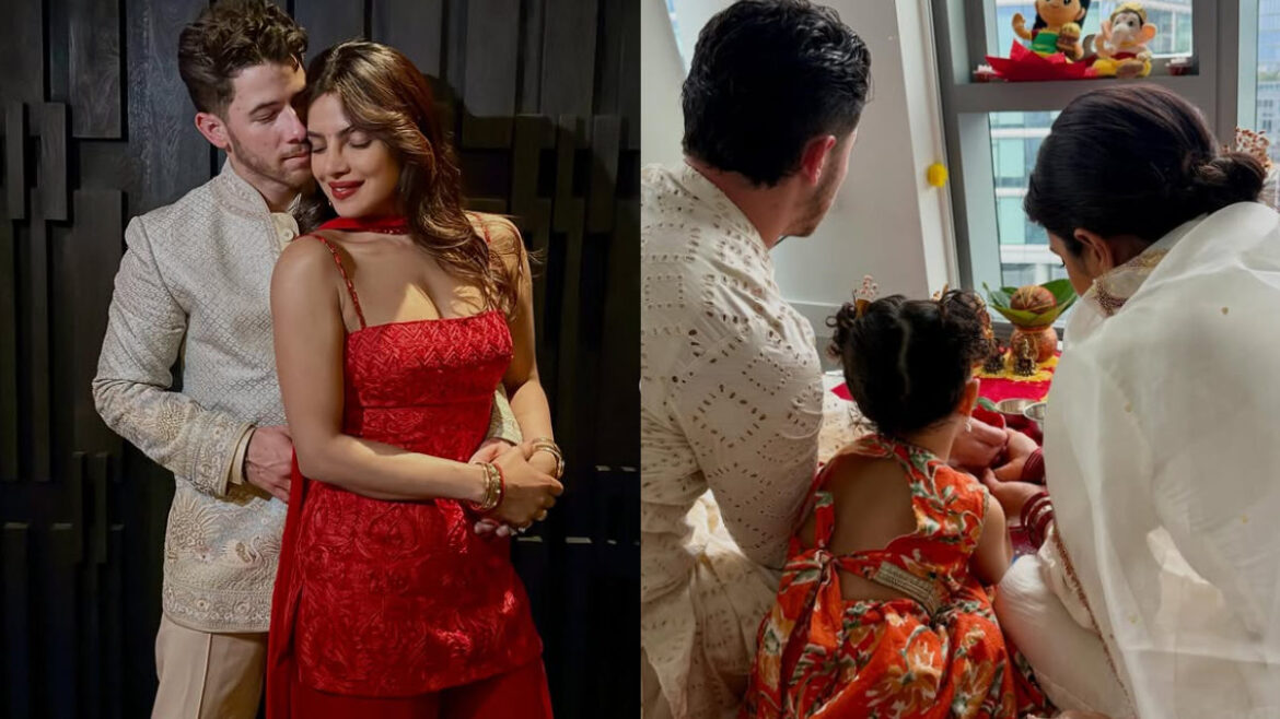 Inside Priyanka Chopra's Intimate Diwali Celebration With Nick Jonas And Malti | Glamsham.com