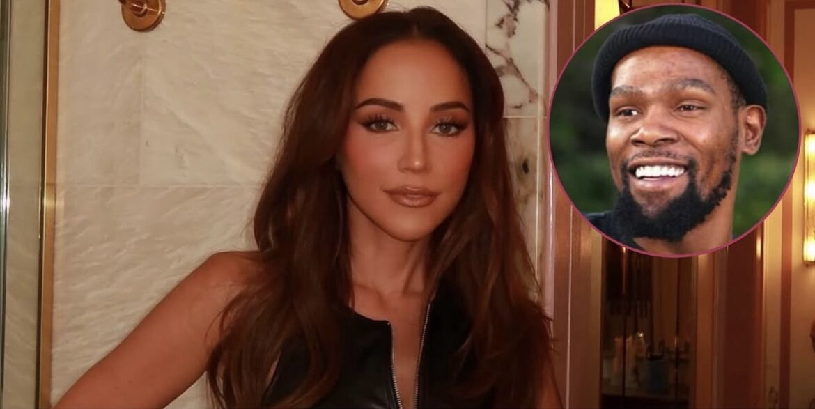 Kevin Durant Shoots His Shot at Sports Host Kay Adams During Interview