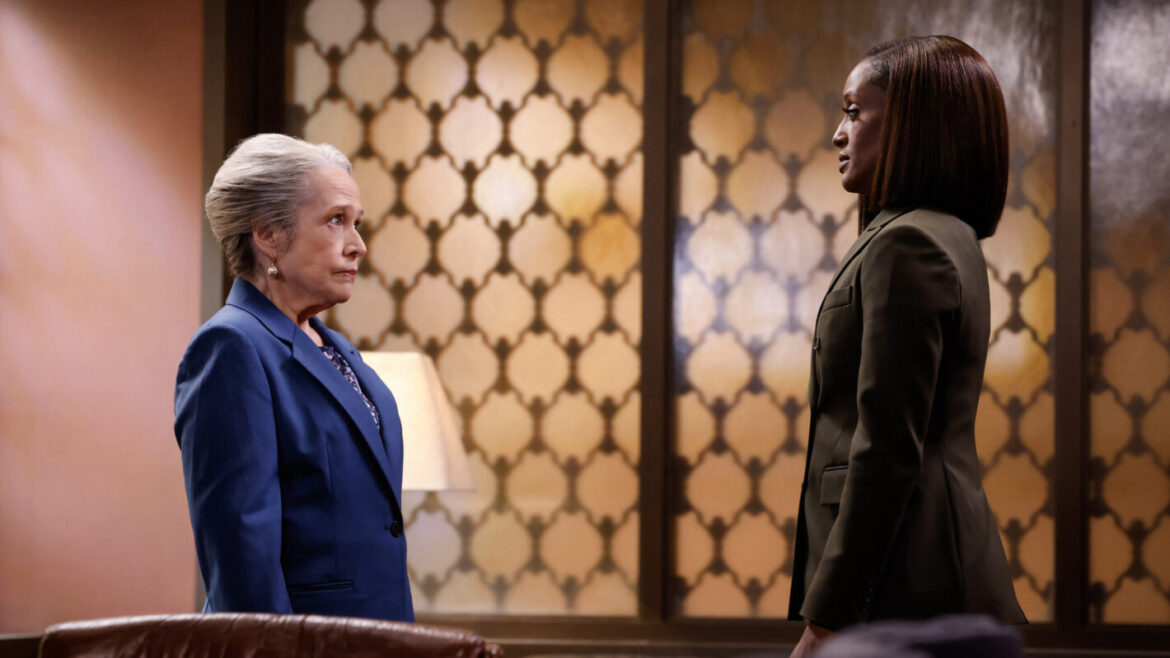 Kathy Bates and Skye P. Marshall in 