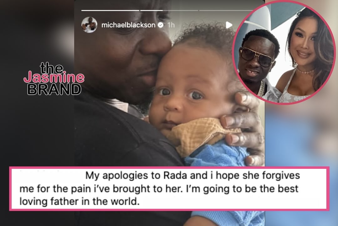 Michael Blackson Reveals He Had Another Son Less Than Two Months After Welcoming Child w/ Fiancée Rada + Says Situation Ended Their Relationship