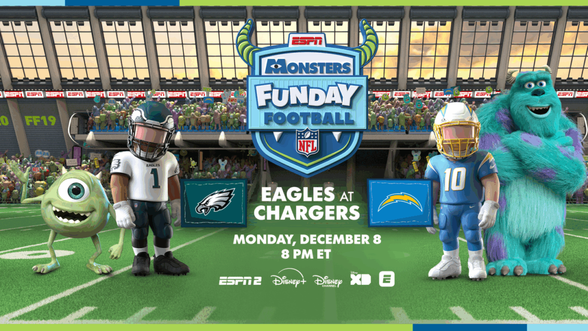 Monsters Inc. Monday Night Football Game Coming to ESPN, Disney+