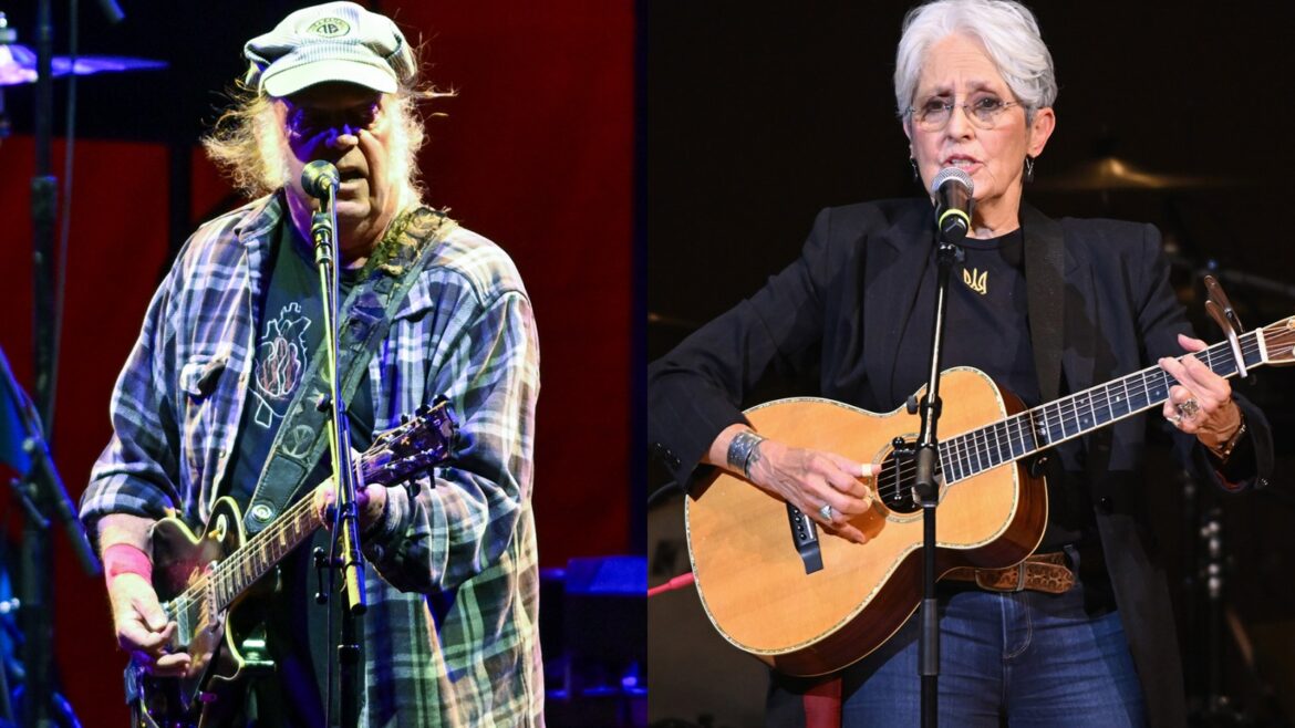 Neil Young, Joan Baez Not Playing TPUSA Halftime