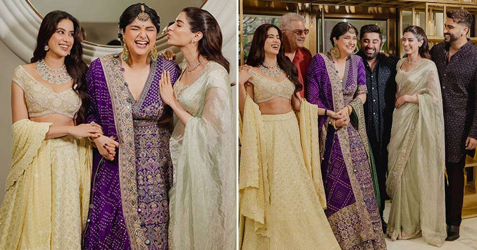 PHOTOS: Khushi Kapoor Shares Heartwarming Clicks From Anshula Kapoor's Engagement