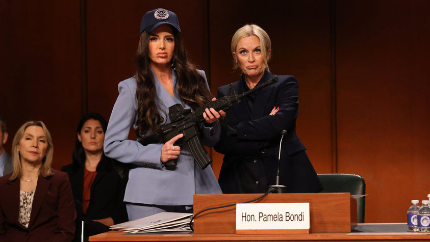Pam Bondi & Kristi Noem React To 'SNL' Parody