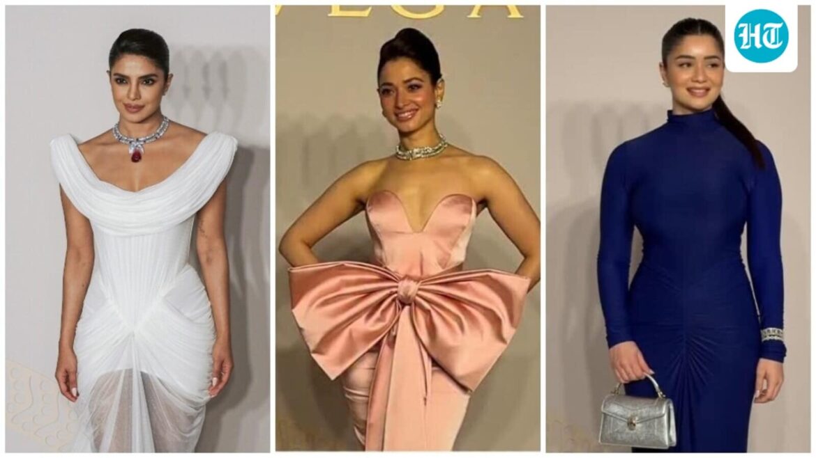 Priyanka Chopra, Tamannaah Bhatia to Sara Tendulkar; celebs dazzle at Bvlgari event: All the best dressed stars. Watch